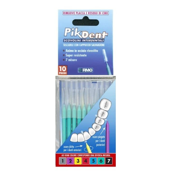 Pikdent Zahnseide – 10 Stück, Größe 6