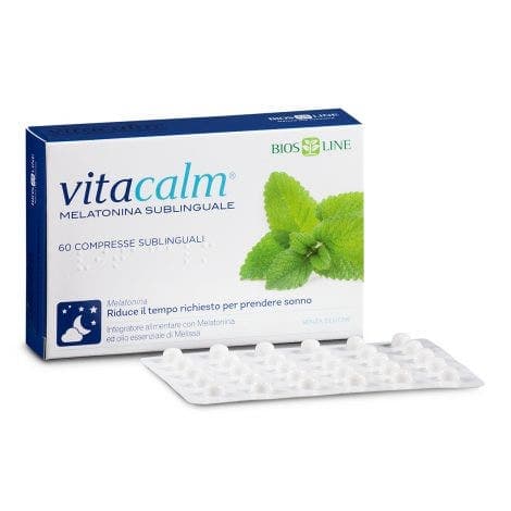 Vitacalm Melatonin Sublingual 1 mg – 60 compresse