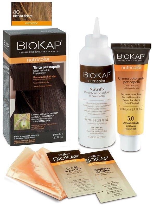 Biokap Nutric 8,0 New Bio – Colorazione Biondo Chiaro