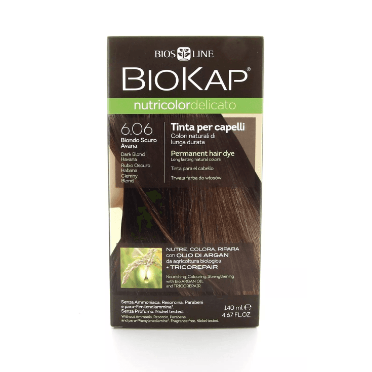 Biokap Nutricolor Delicato 6.06 Bio Scandinavo