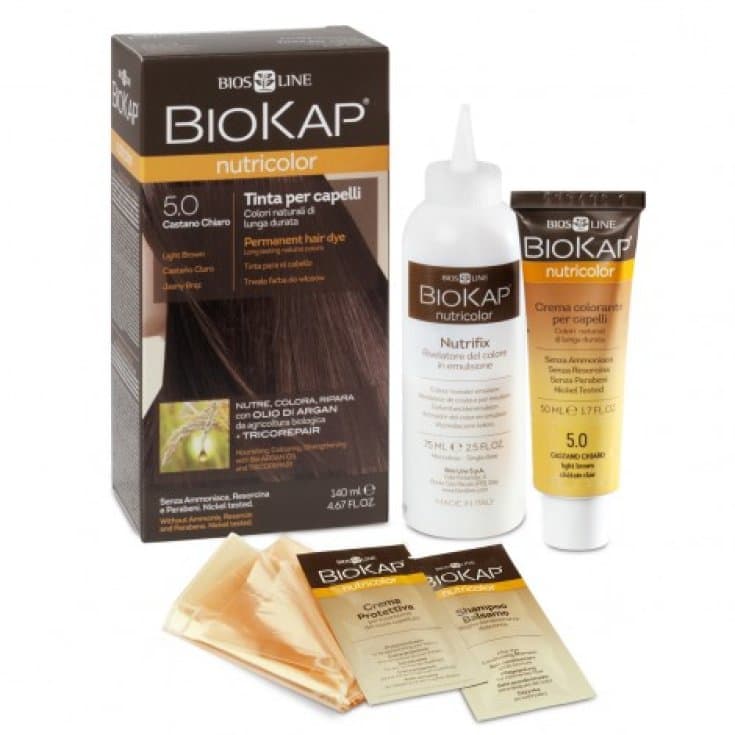 Biokap Nutricolor Delicato 5.0 Kastanienbraun Hell