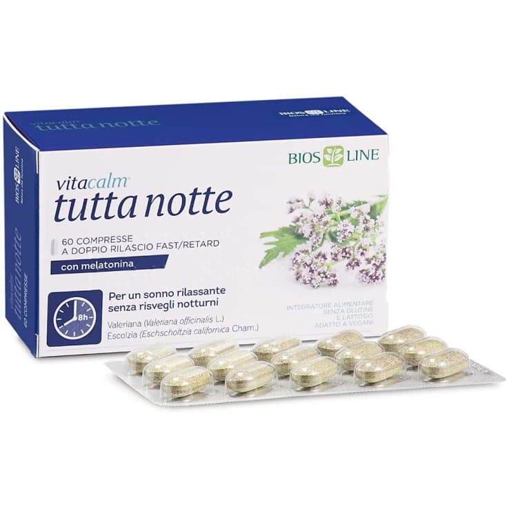 Vitacalm Tutta Notte Mel – 60 compresse