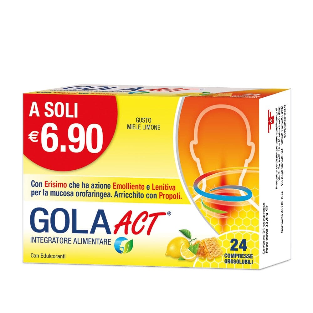 Gola Act Hals-Bonbons Honig-Zitrone 62,4g