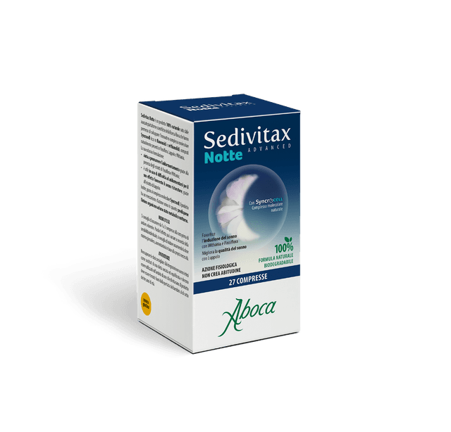 Sedivitax Notte Advanced Valeriana + Passiflora – 27 compresse