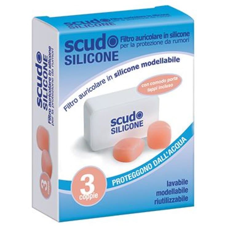 Earplug Scudo – 3 Paia Tappi in Silicone