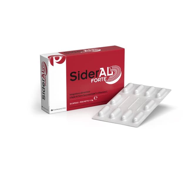 Sideral Forte Ferro + Vitamina C – 20 capsule da 11,2 g