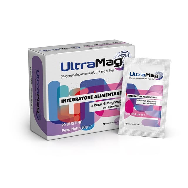 Ultramag Magnesio + Calcio – 20 bustine