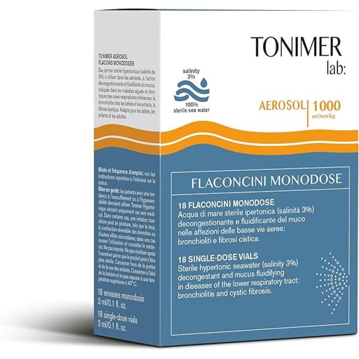 Tonimer Aerosol Monodose – 18 Ampullen