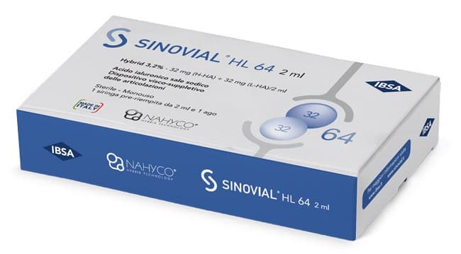Sinovial HL 64 – 1 flacone 32 mg + 32 mg