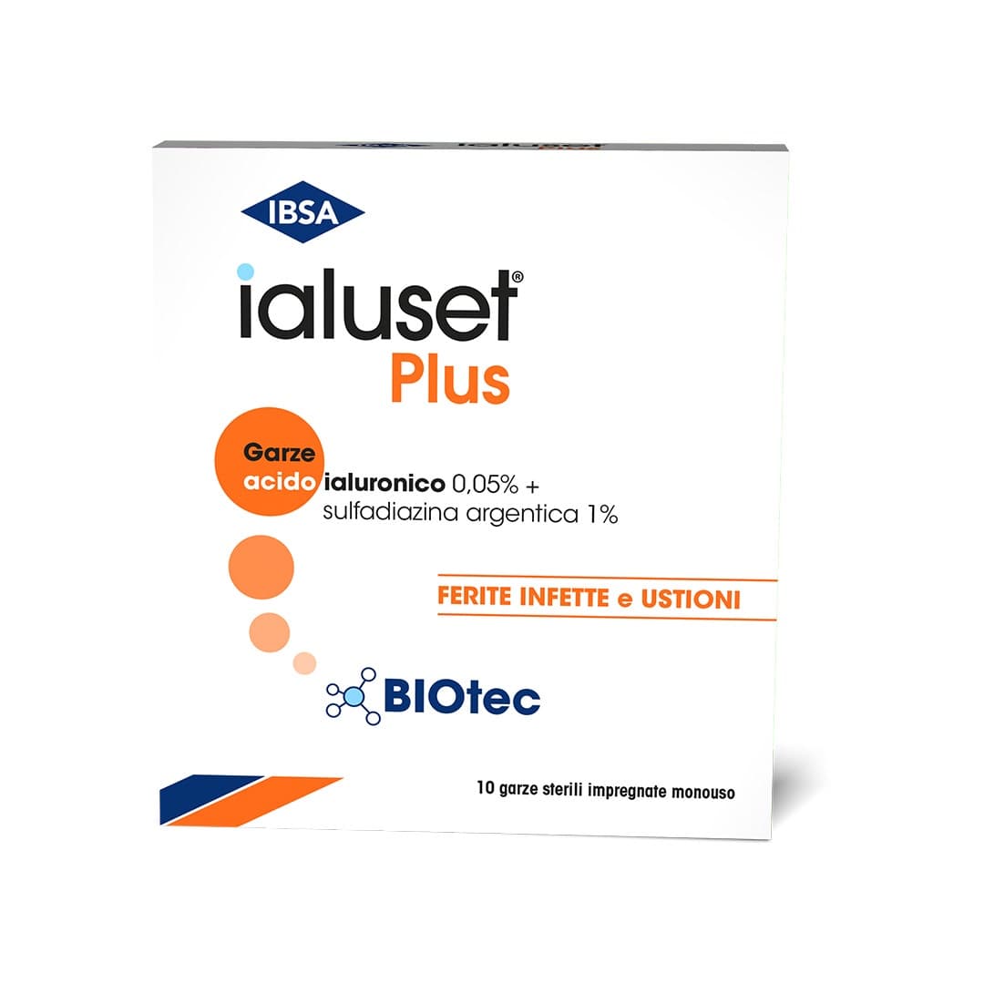 Ialuset Plus Garze – 10 pezzi 10x10 cm