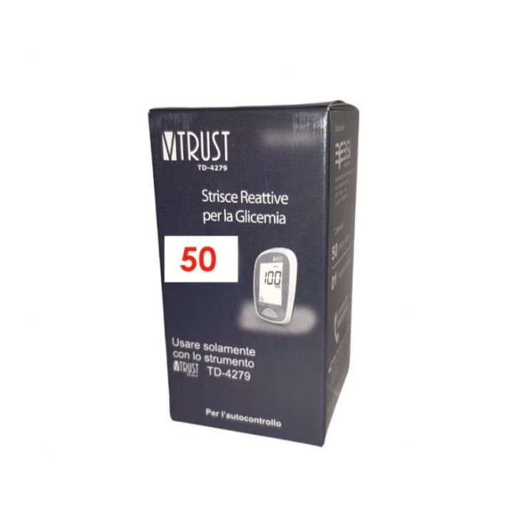 VTRUST Strisce Reattive Glicemia – 50 pezzi