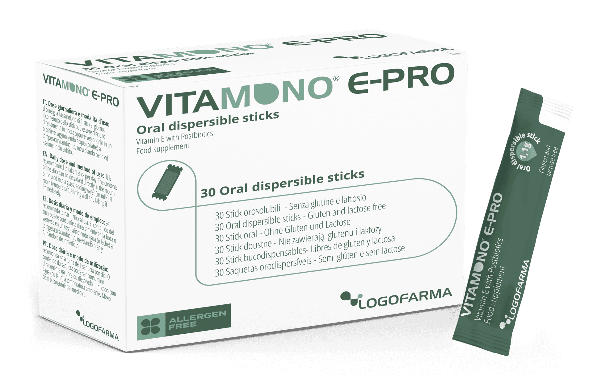 Vitamono E Pro – 30 bustine (Idrosol)