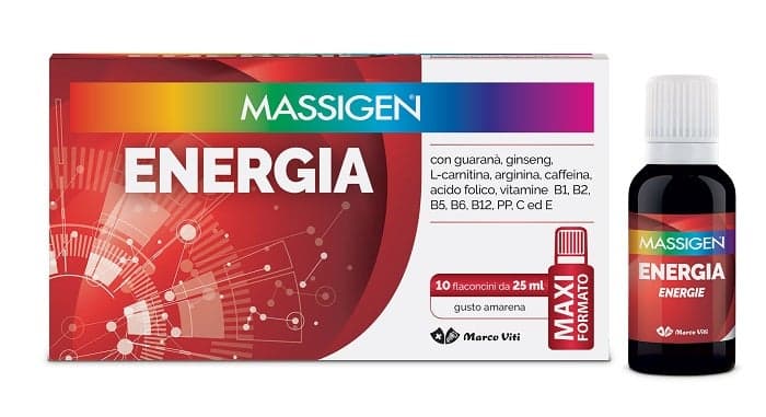 Massigen Energia – 10 fiale da 25 ml