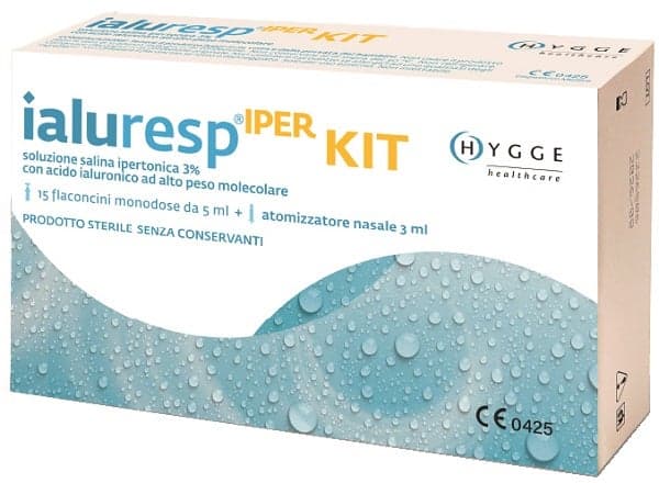 Ialuresp Iper Kit – 15 fiale + nebulizzatore