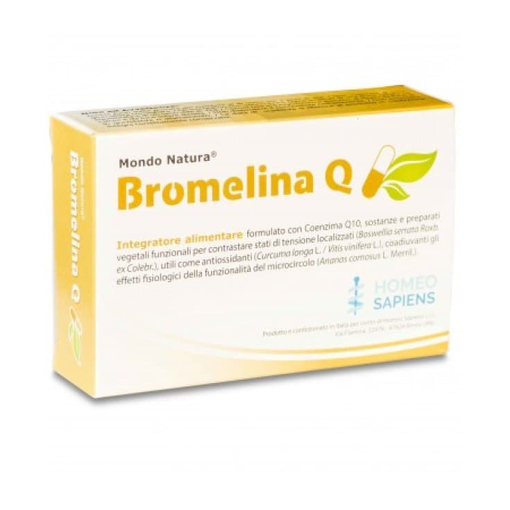 Bromelain Q Mondo Natura – 30 compresse