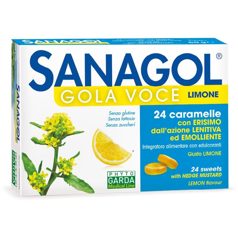 SANAGOL Gola Voce S/Zuc Lim – 24 Bonbons