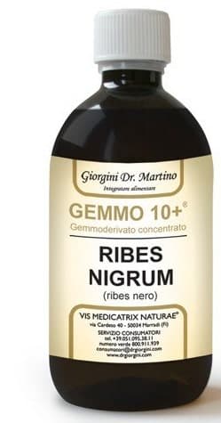 Ribes Nero Analcoolico – 10 ml + 500 ml Gemmoterapeut