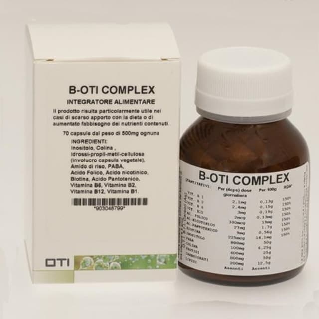 B Oti Complex Complesso vitaminico B – 60 capsule