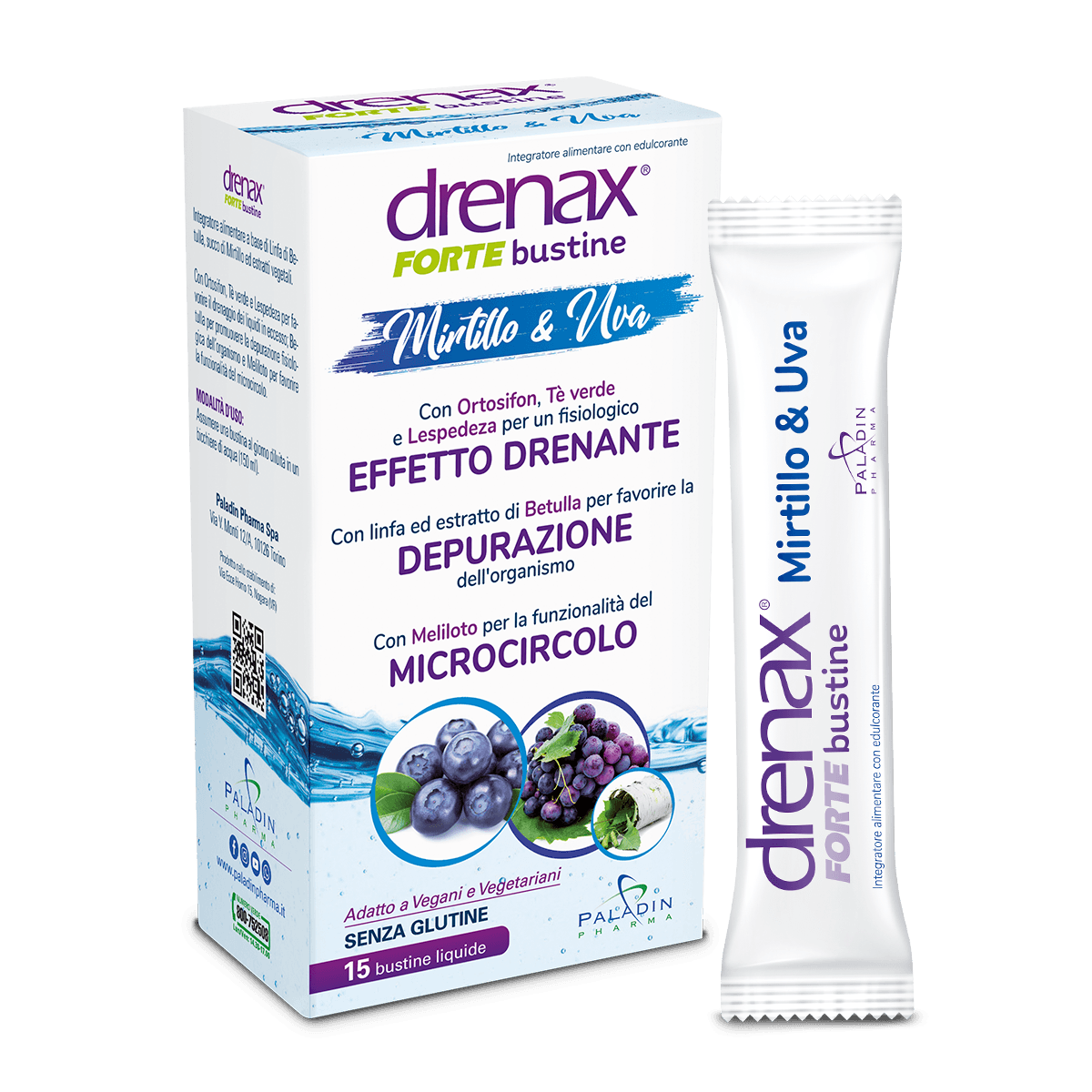 Drenax Forte Heidelbeere – 15 Beutel