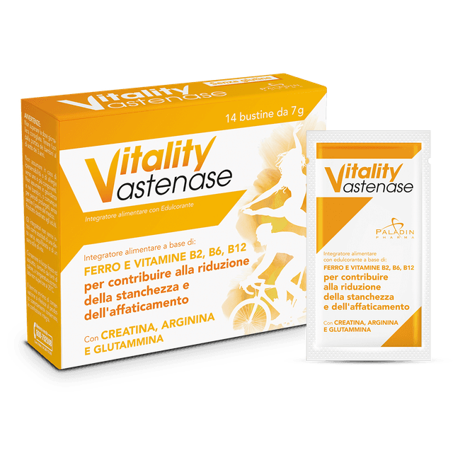 Vitality Astenase Creatina + L-arginina – 14 bustine