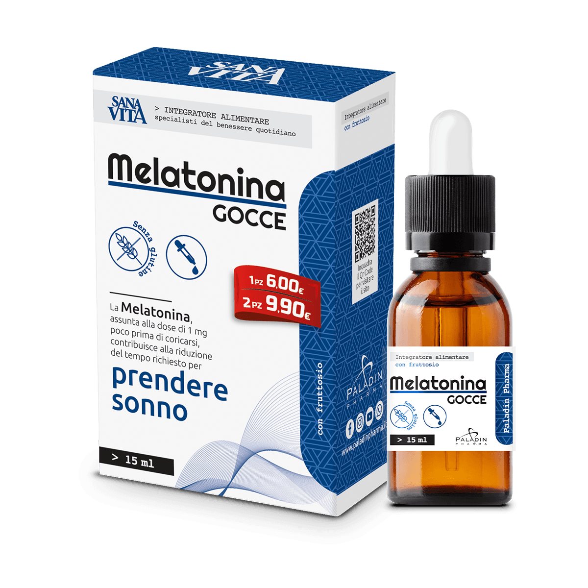 Sanavita Melatonin Tropfen – 15 ml