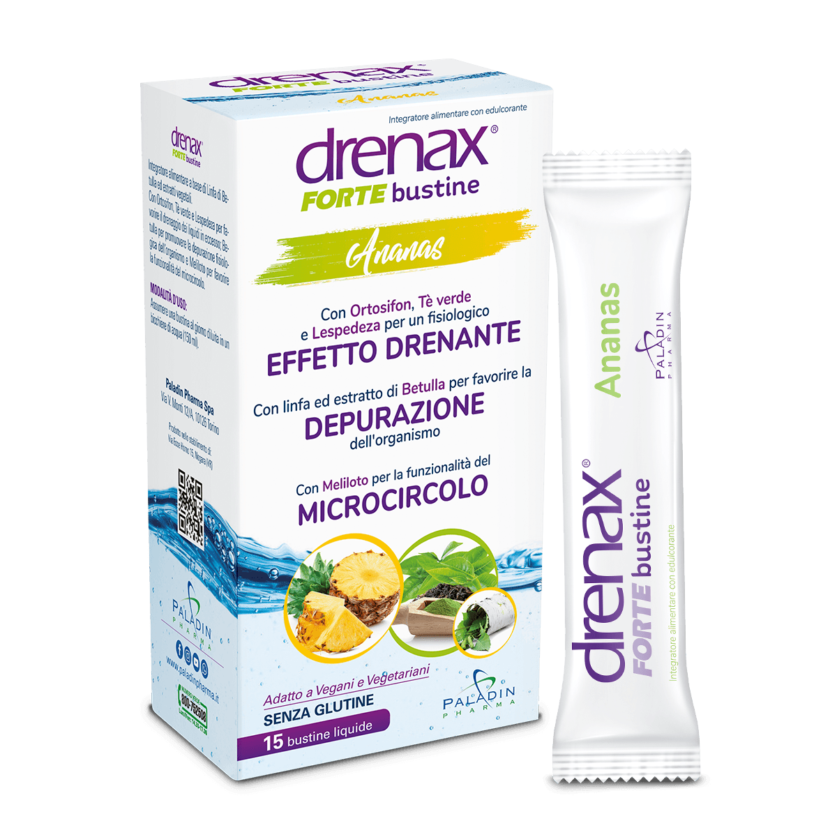 Drenax Forte Ananas – 15 bustine