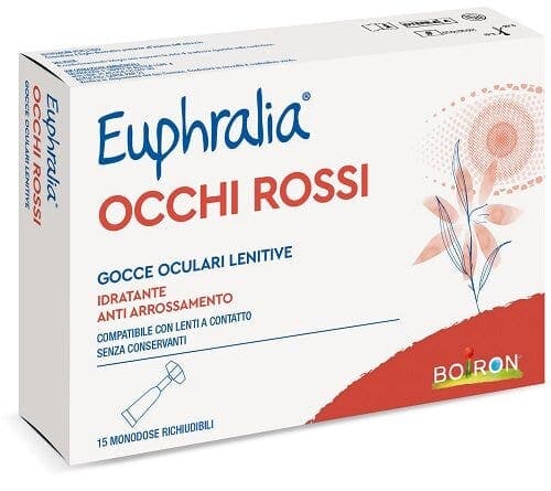 Euphralia Rote Augen – 15 Ampullen Augentropfen
