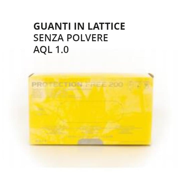 Gammad Guanti in Lattice Taglia L – 100 Pezzi