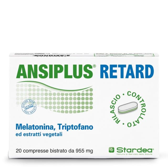 Ansiplus Retard L-triptofano + Valeriana – 20 compresse