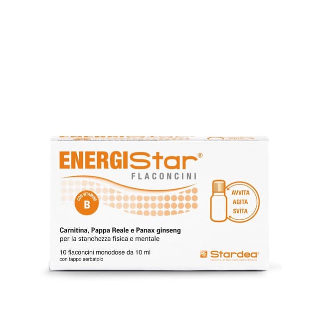 Energistar Mirtillo + Ginseng – 10 flaconcini da 10 ml
