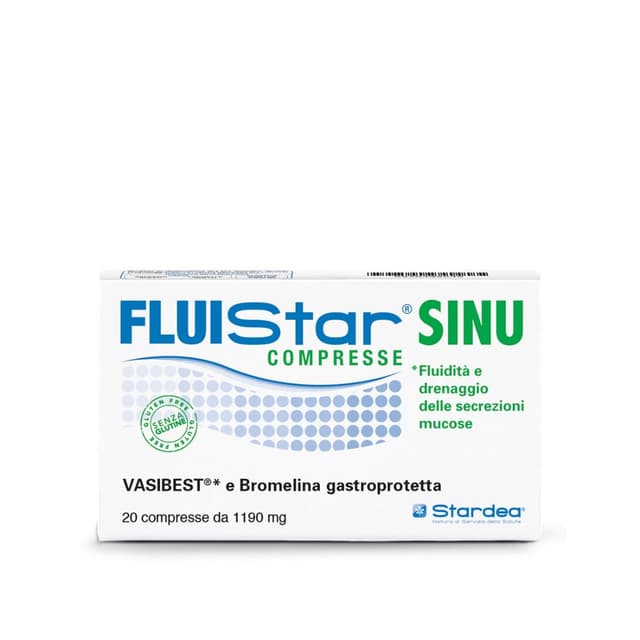 Fluistar Sinu Bromelina + Zinco – 20 compresse