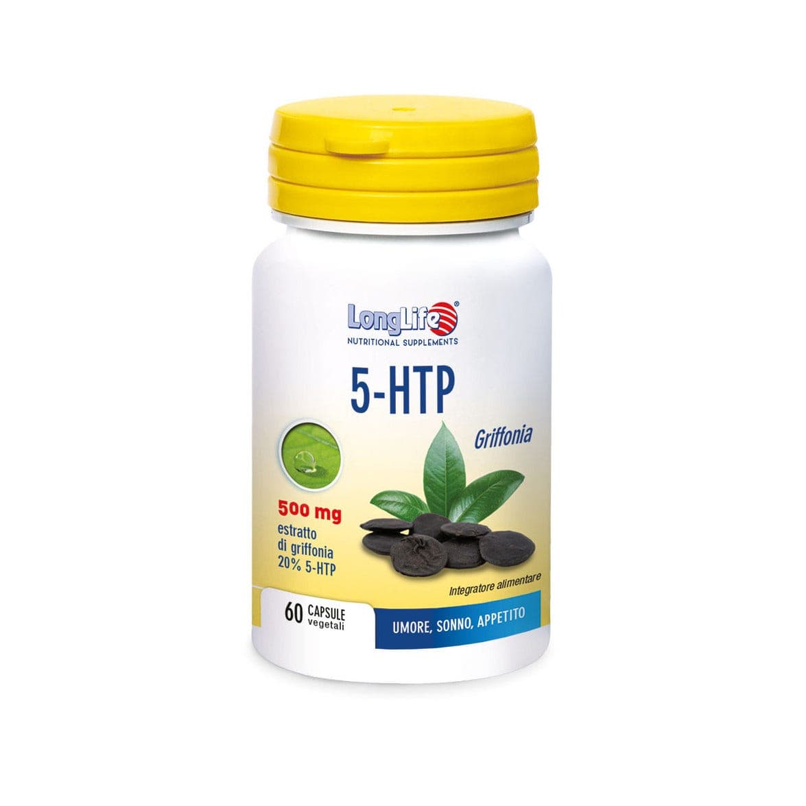 Longlife 5-HTP – 60 vegane Kapseln
