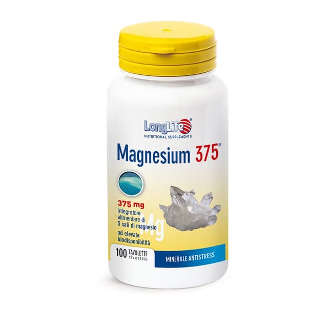 Longlife Magnesium 375 – 100 compresse