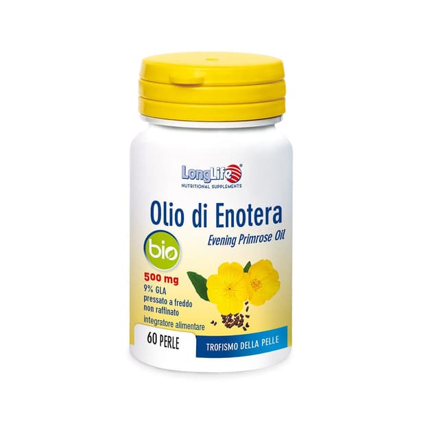 Longlife Olio di Enotera Bio Vitamina E – 60 capsule