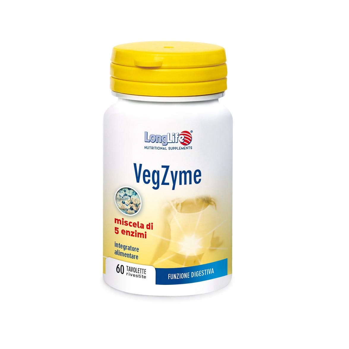 Longlife Vegzyme – 60 compresse