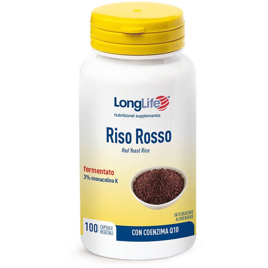 Longlife Riso Rosso vegan – 100 capsule