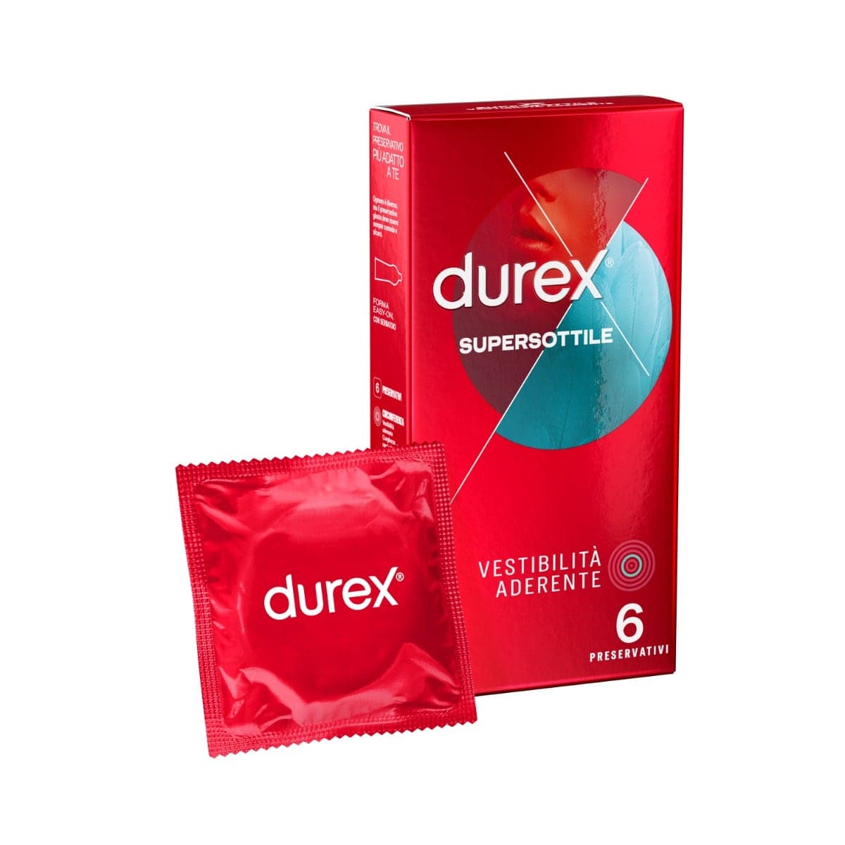 Durex Supersottile Close Fit – 6 preservativi
