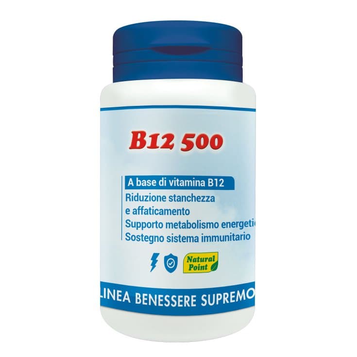 B12 Cyanocobalamin 500 mcg – Tabletten