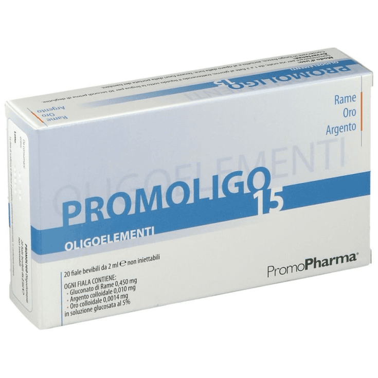 Promoligo 15 Rame/Oro/Arg – 20 Ampullen