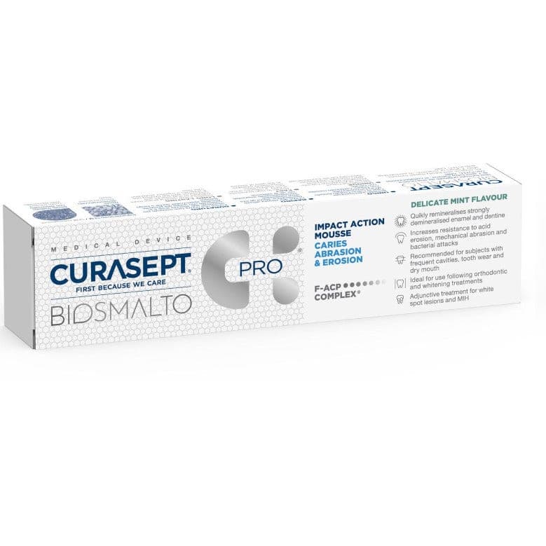 Curasept Biosmalto Mousse Minze – Zahnpflegeschaum