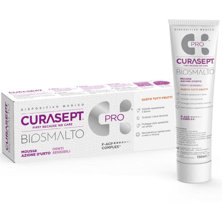 Curasept Biosmalto Mousse Sensitiv – Schiuma dentale