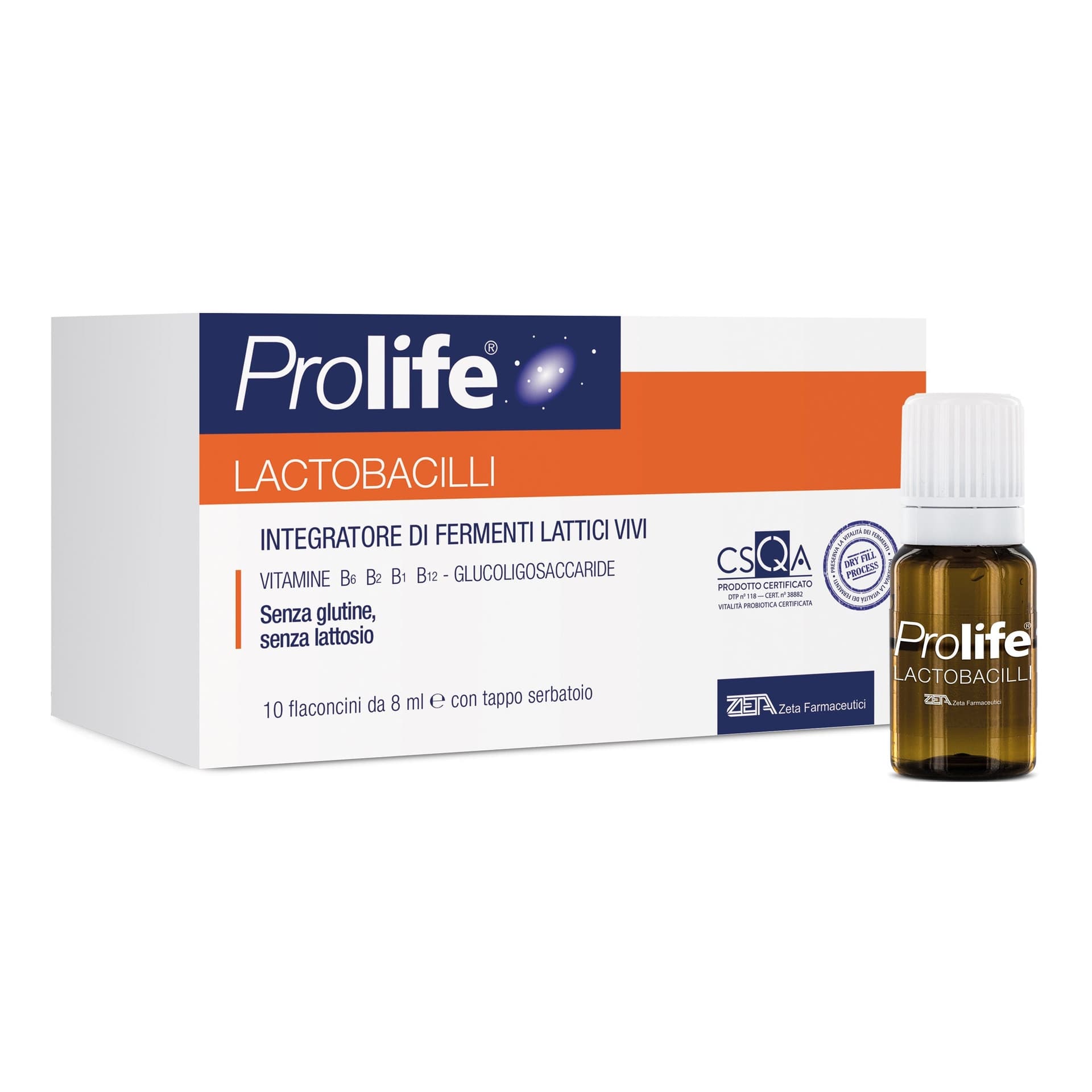 Prolife Lactobacilli 10 – 10 Fiale da 8 ml