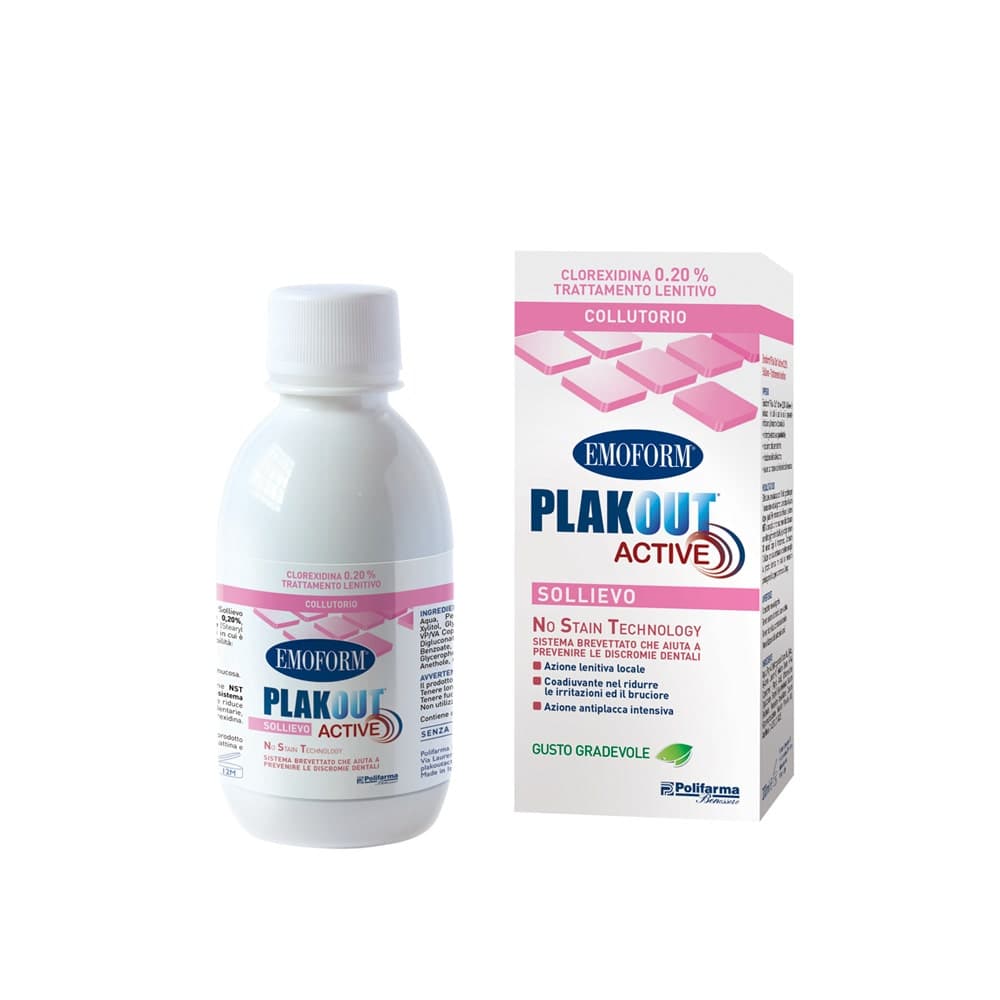 Plak Out Active Risciacquo – 200 ml