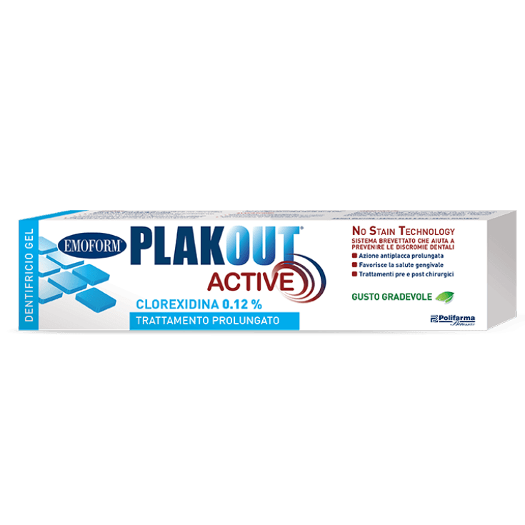 Plak Out Active Zahnpasta mit Chlorhexidin 0,12%