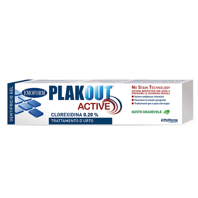 Plak Out Active Dentifricio – Tubo