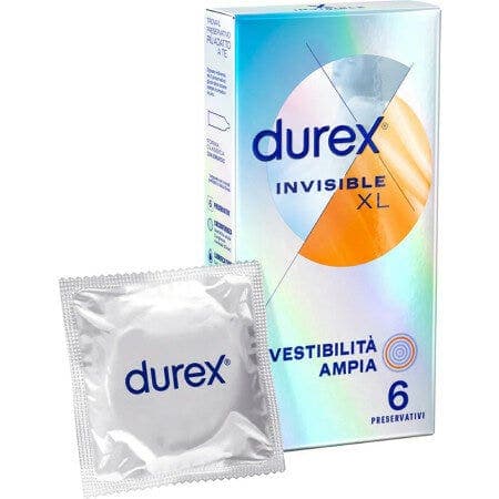 Durex Invisible XL – 6 profilattici