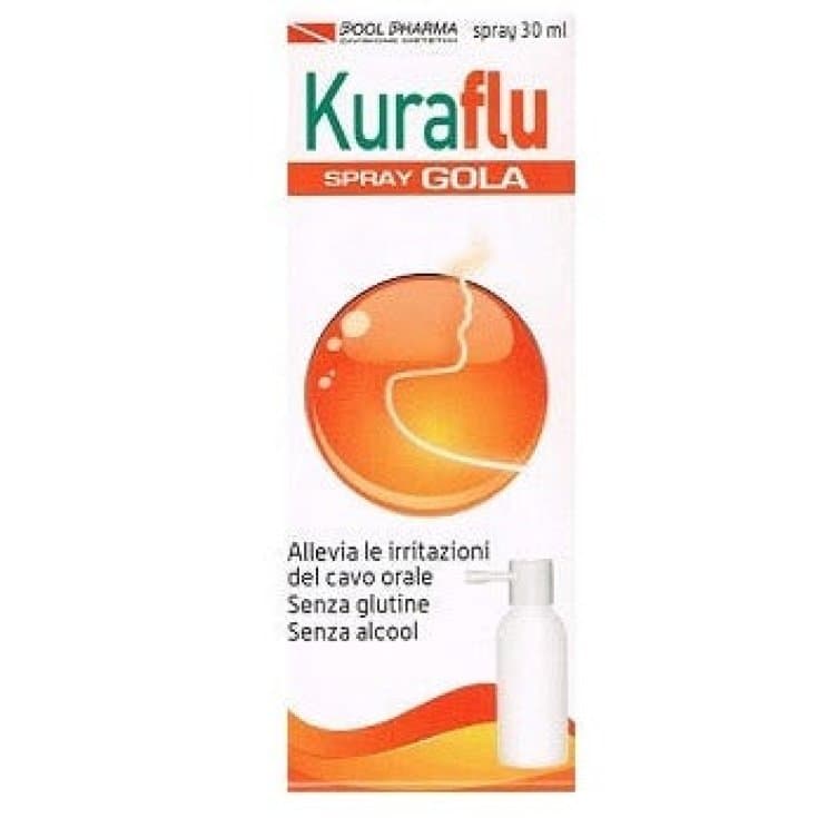 KuraFlu Spray – Spray per la cura della gola