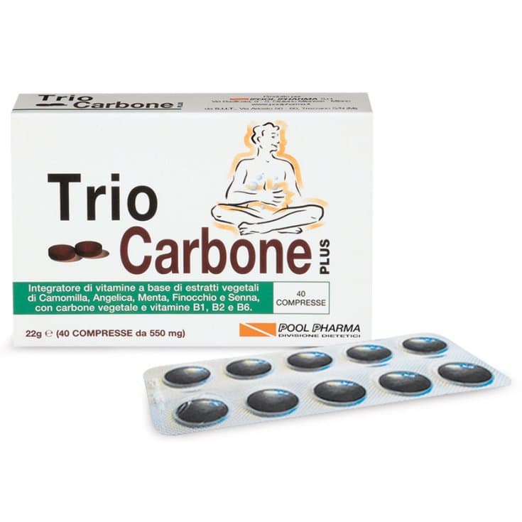 Triocarbone Plus Integ – 40 compresse