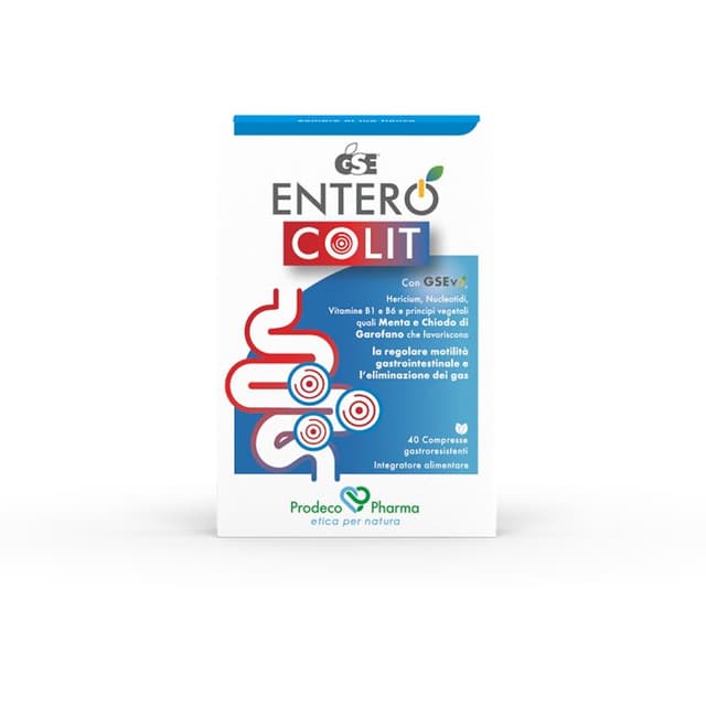 GSE Entero Colit Semi di pompelmo + Vitamina B6 – 40 compresse