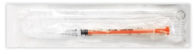 Insulinspritze 1 ml – 27G Kanüle, 100 IU